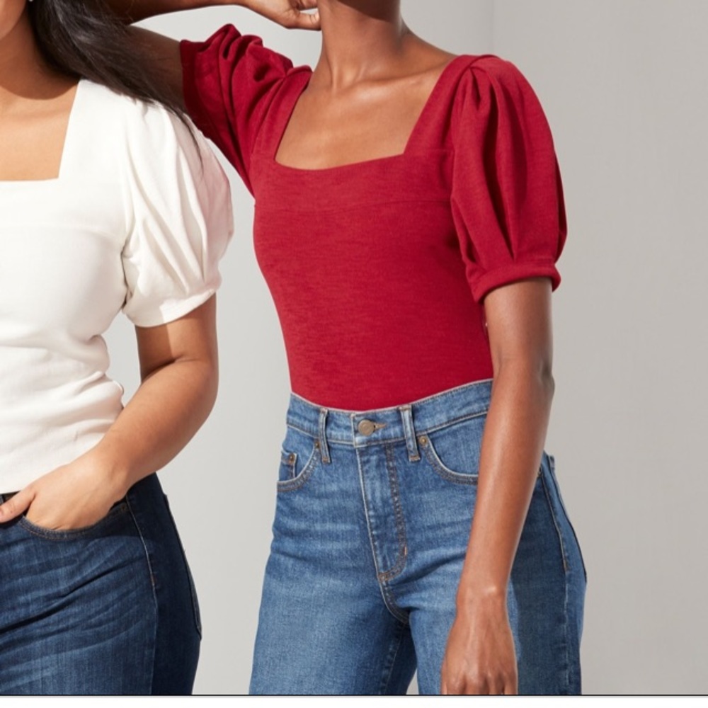 New Banana Republic Red Top